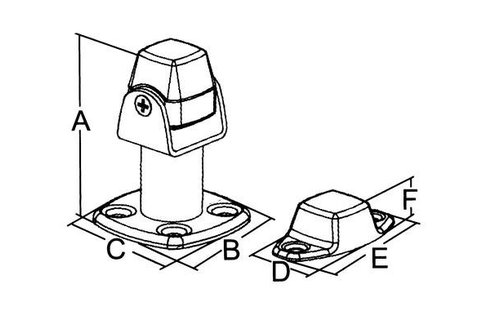 Allpa RVS Magnetische deurhouder