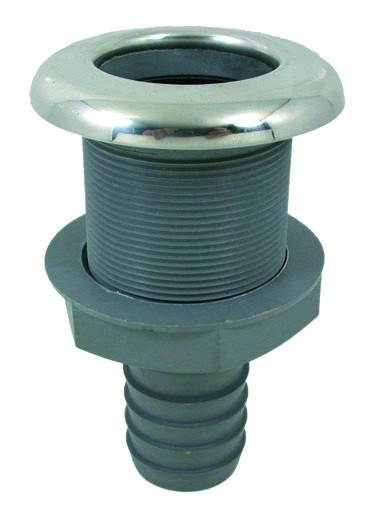 Huiddoorvoer rvs flens