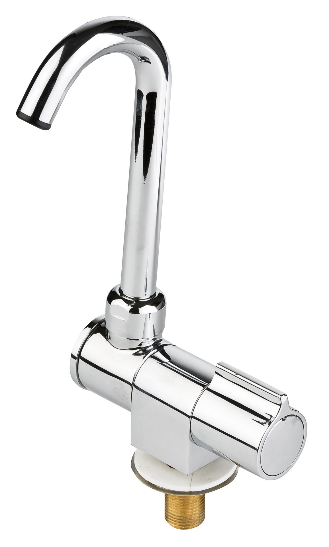 Allpa Verchroomde waterkraan met klapbare & draaibare 14mm-uitloop