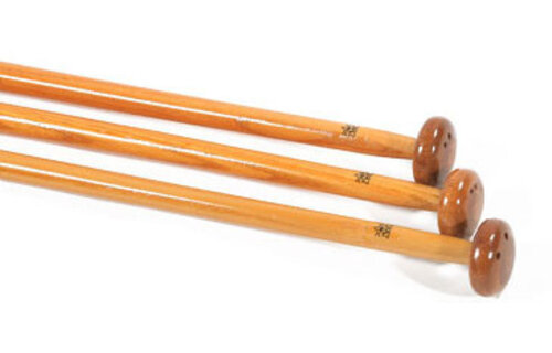 Houten vlaggenstok recht