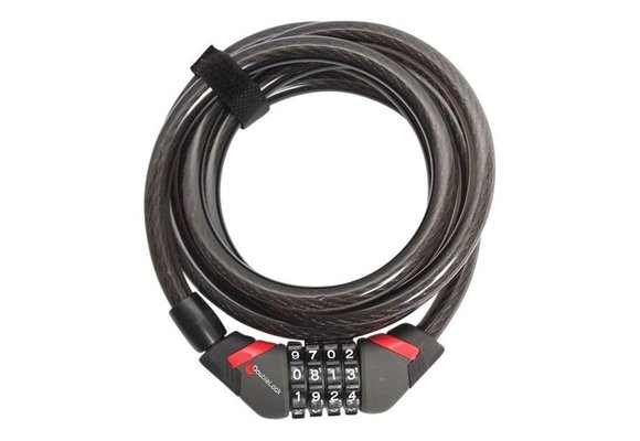 Sterke staalkabel met cijferslot