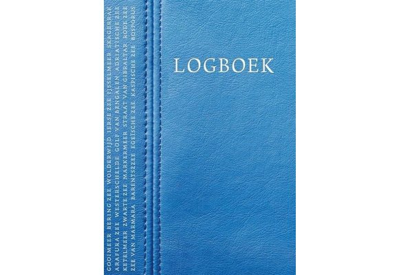 Logboek met leatherlook kaft