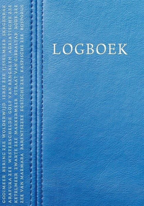Logboek met leatherlook kaft