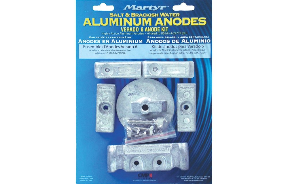 Verado anode kit aluminium