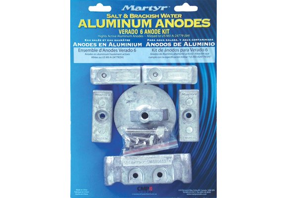Verado anode kit aluminium