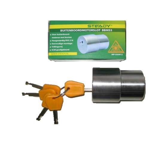 Steady buitenboordmotorslot boutbevestiging