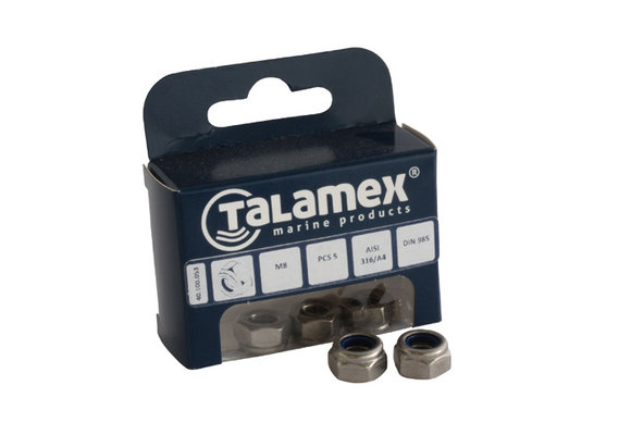 RVS zelfborgende moer