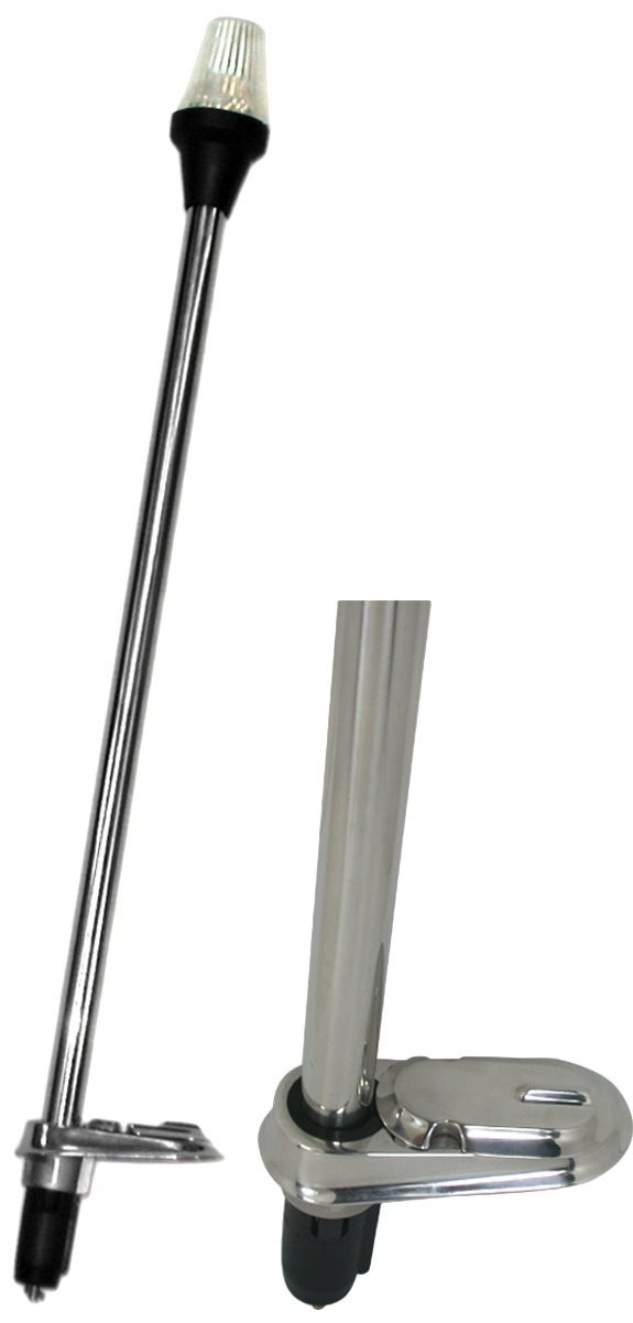 Allpa Rondschijnend toplicht  uitneembaar  12V / 10W  360º  zwart huis met heldere lens  H=545mm