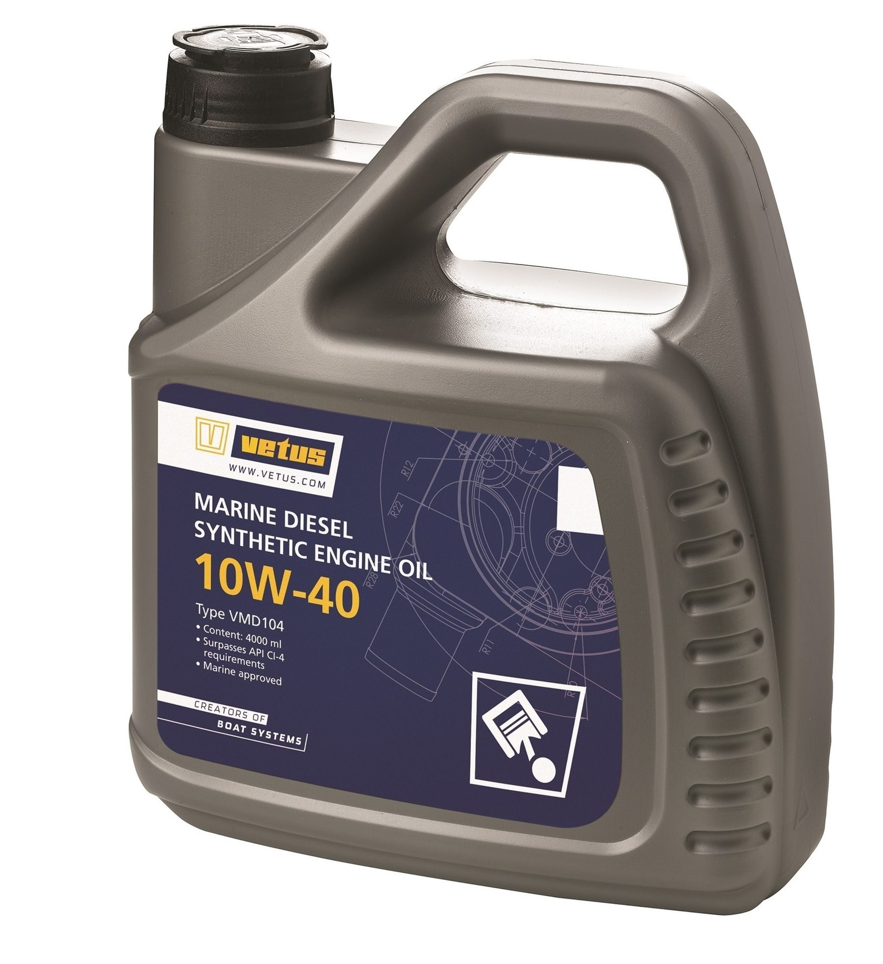 Vetus Marine Diesel Synthetic Engine Oil 10W-40