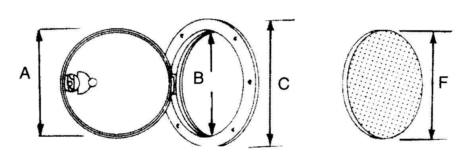 Kunststof Inspectieluik  265mm
