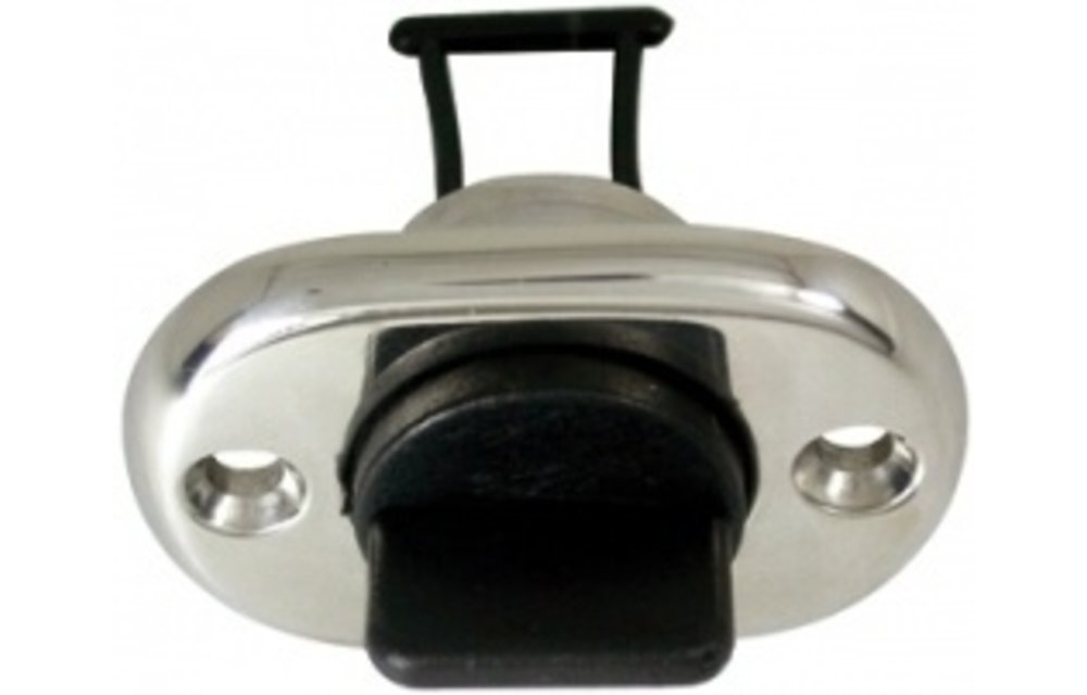 Allpa RVS loosplug met inschroefbare kunststof plug