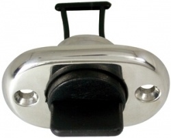 Allpa RVS loosplug met inschroefbare kunststof plug