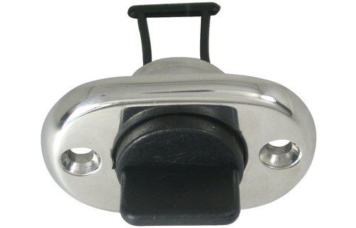 Allpa RVS loosplug met inschroefbare kunststof plug