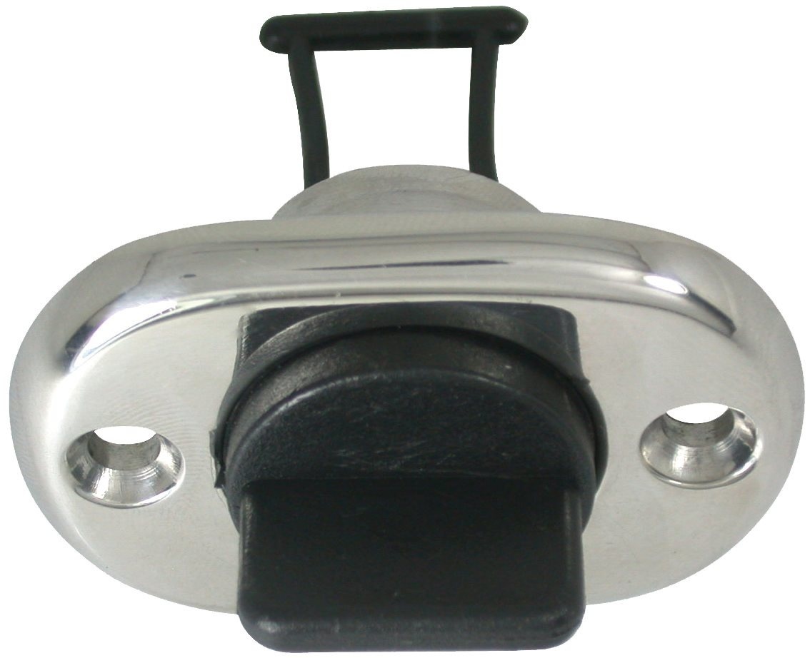 Allpa RVS loosplug met inschroefbare kunststof plug