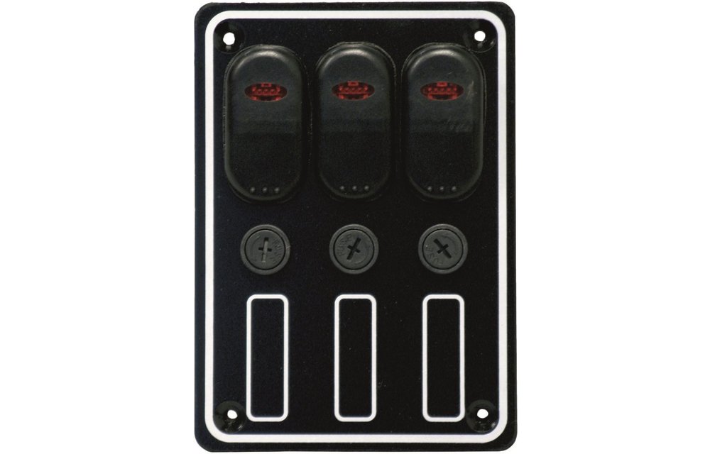 Allpa Aluminium schakelpaneel 12V waterdicht