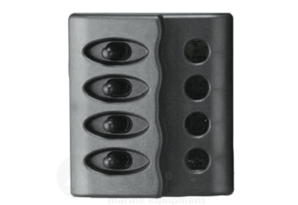 Allpa Kunststof schakelpaneel  12V met LED-indicators