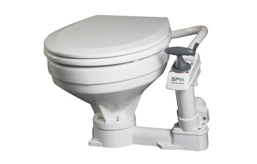 Johnson comfort handpomp toilet (grote pot)