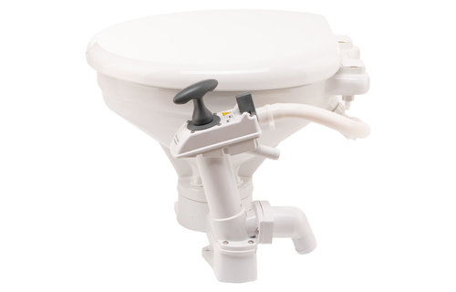 Johnson comfort handpomp toilet (grote pot)