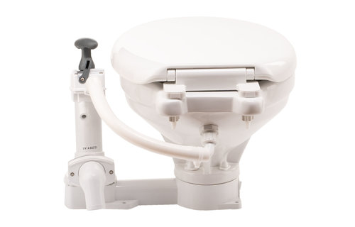 Johnson comfort handpomp toilet (grote pot)