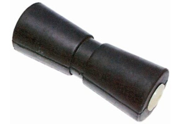 Allpa Kielrol  L=432mm  gatmaat 16mm  extra zwaar met nylon lagerbussen (gegoten rubber)