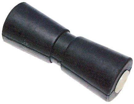 Allpa Kielrol L=432mm gatmaat 16mm extra zwaar met nylon lagerbussen (gegoten rubber)