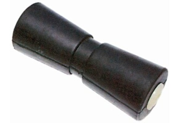 Allpa Kielrol L=190mm gatmaat 16mm extra zwaar met nylon lagerbussen (gegoten rubber)