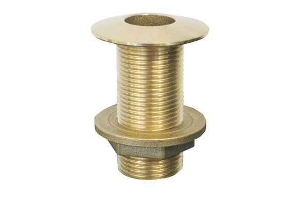 Huiddoorvoer messing