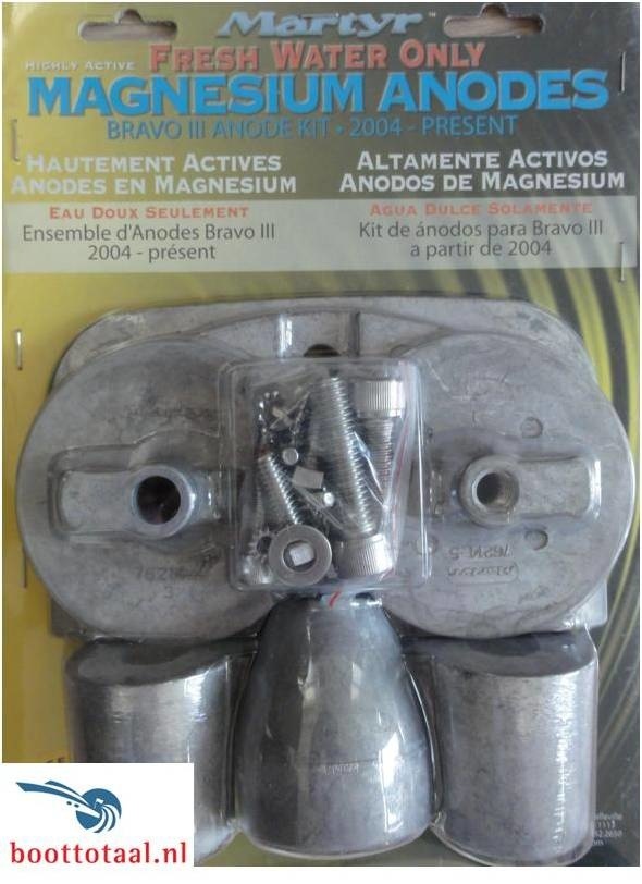 Magnesium Anode Kit Mercruiser Bravo 3 2004 +
