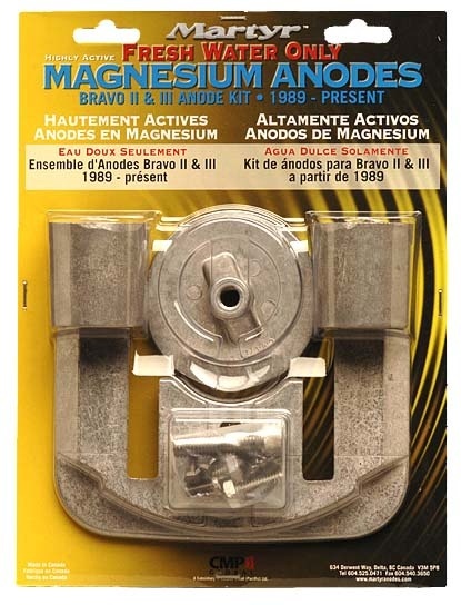 Magnesium Anode Kit Mercruiser Bravo 2 en 3