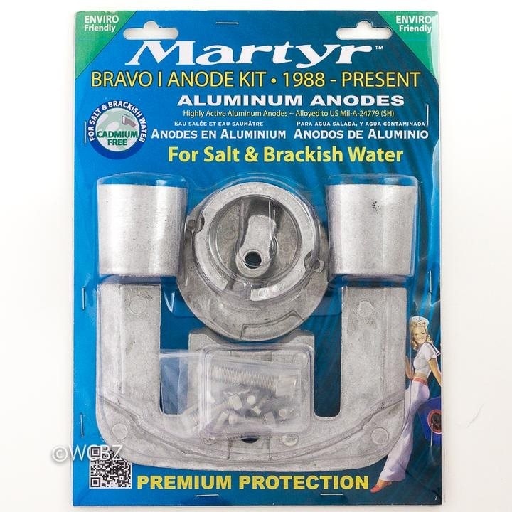 Aluminium Anode Kit MerCruiser Bravo 1