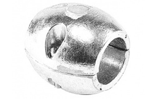 Schroefas anode bolvorm zink