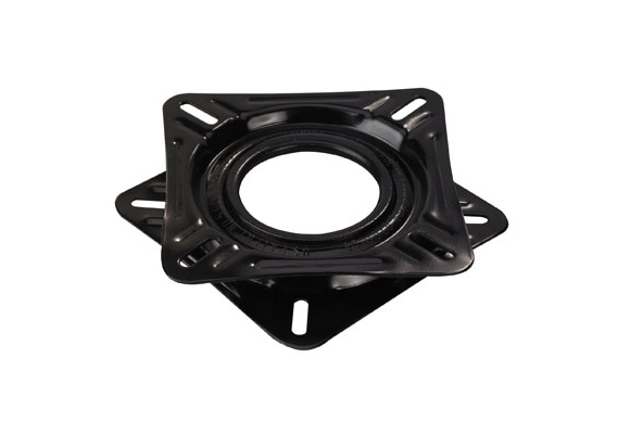 Allpa Gelakt stalen draaiplateau zonder lock  zwart