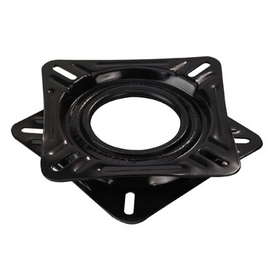 Allpa Gelakt stalen draaiplateau zonder lock  zwart