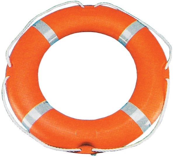 Allpa Reddingsboei model Taurus rond 750x450mm oranje met reflecterende banden
