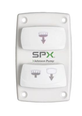 Johnson Pump bedieningspaneel voor scheepstoilet 12V & 24V