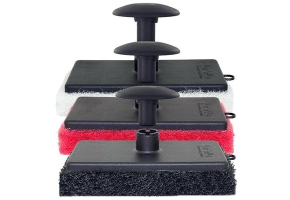 Scrub pad met handgreep