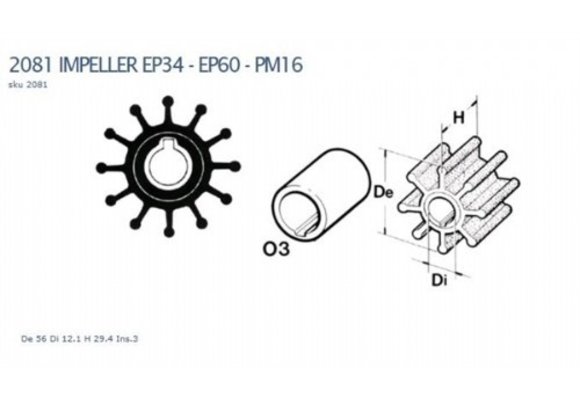 Technautic Impeller Tbv 210506/16