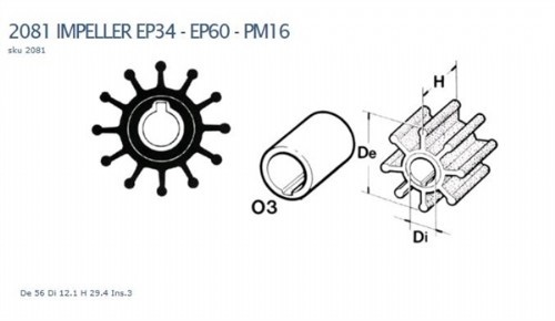 Technautic Impeller Tbv 210506/16