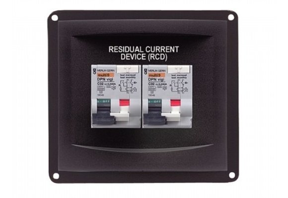 BEP Marine aardlekschakelaar pan. 2x16A