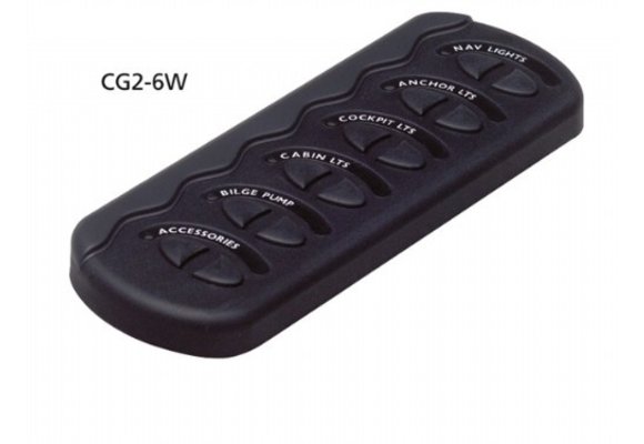 BEP Contour G2 - 6 schakelaars+zekering