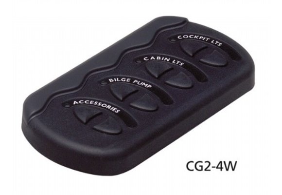 BEP Contour G2 - 4 schakelaars+zekering