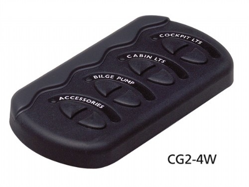 BEP Contour G2 - 4 schakelaars+zekering