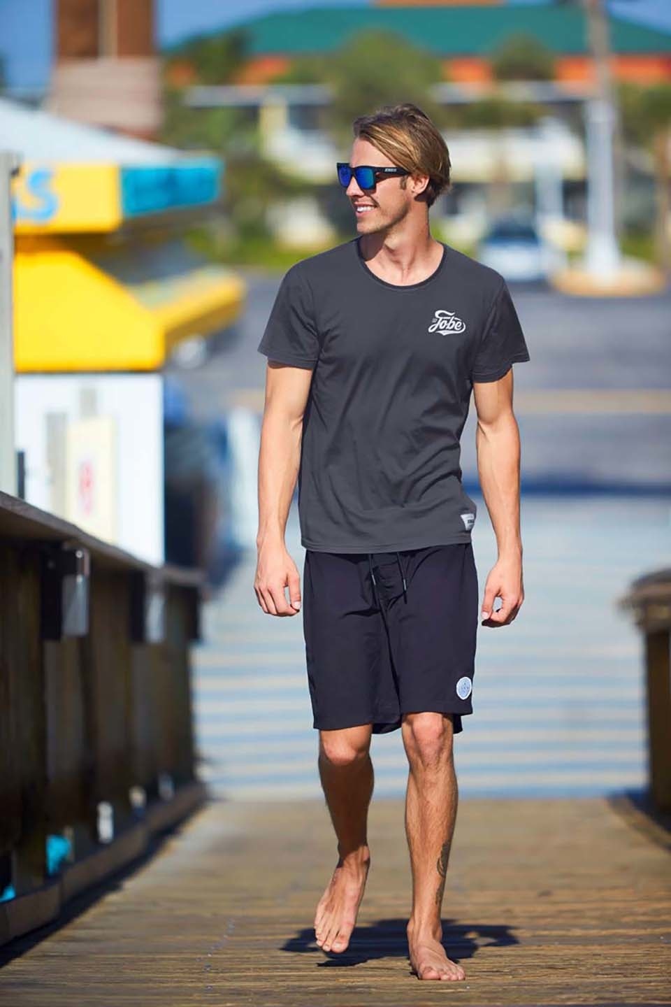 Jobe Dim Drijvende Zonnebril | Tortoise-Smoke