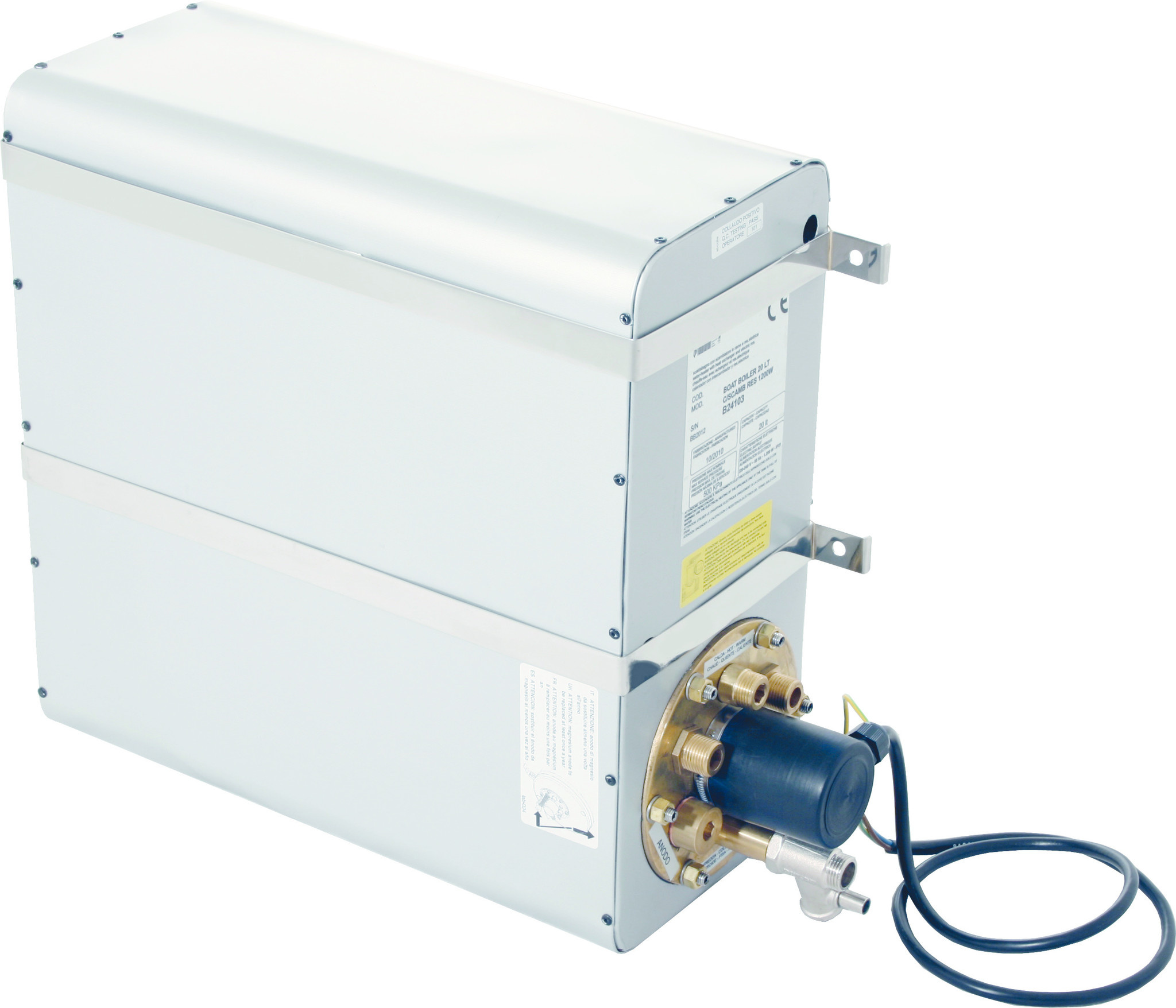 Allpa Aluminium scheepsboiler 500W / 22l rond model gewicht 14kg