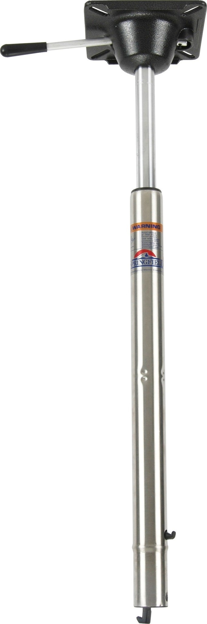 Allpa Spring-Lock serie  RVS voet 7x7 (178x178mm)  satin afgewerkt