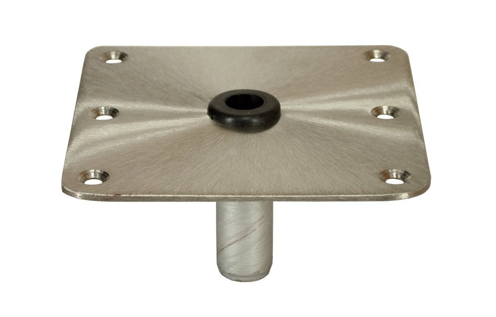 Allpa Hi-Lo voet 7x7 (178x178mm) satin afgewerkt