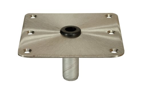 Allpa Hi-Lo voet 7x7 (178x178mm)  satin afgewerkt