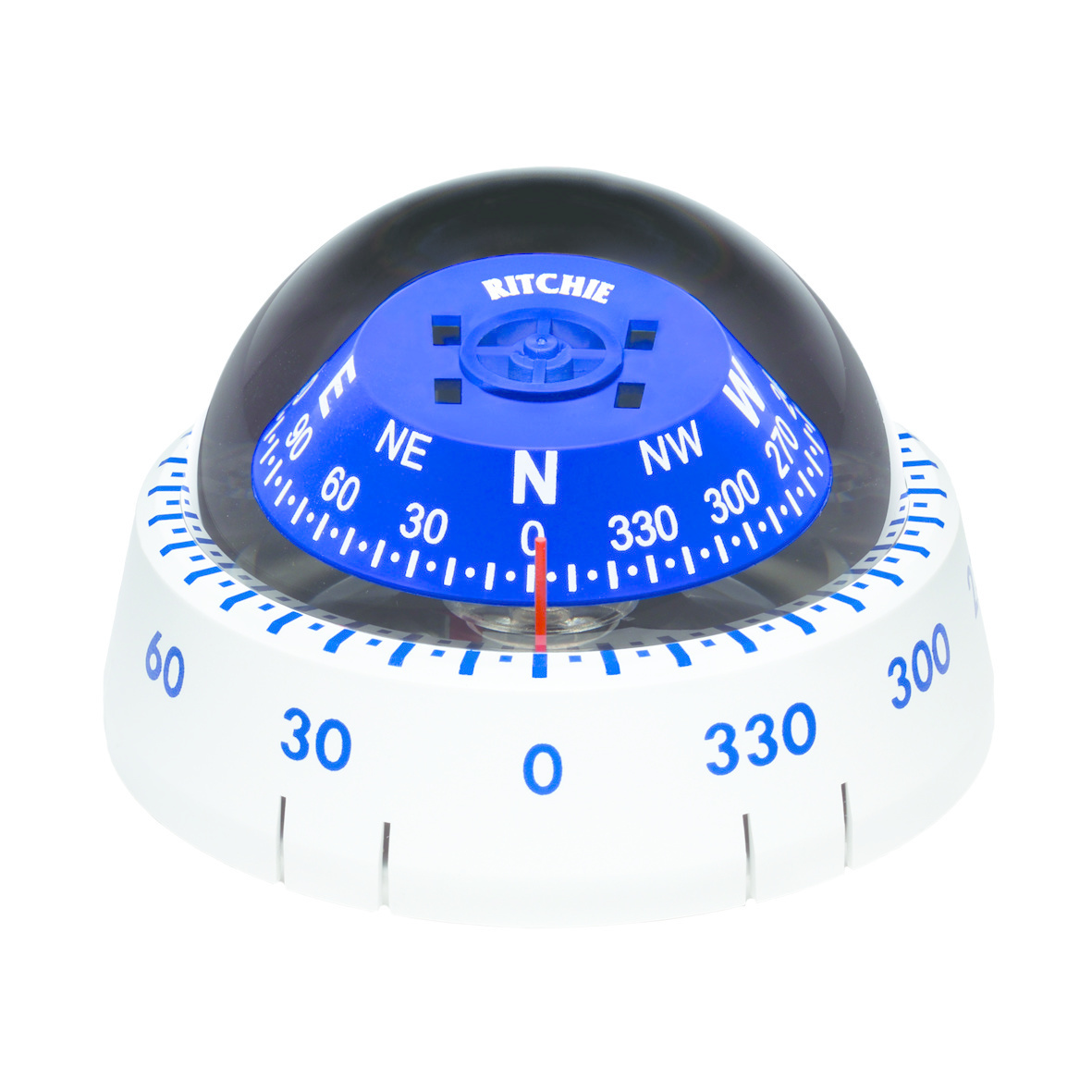 Ritchie Kompas model Kayaker XP-99W  opbouwkompas  roos Ø76 2mm / 5º wit