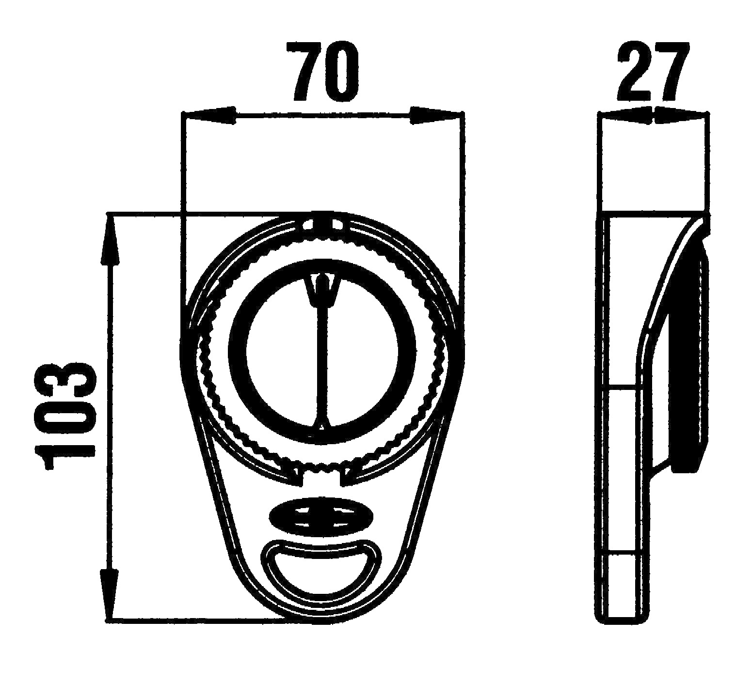Allpa Kompas model Adventure schotkompas  12V  roos Ø80mm / 5º  met clinometer