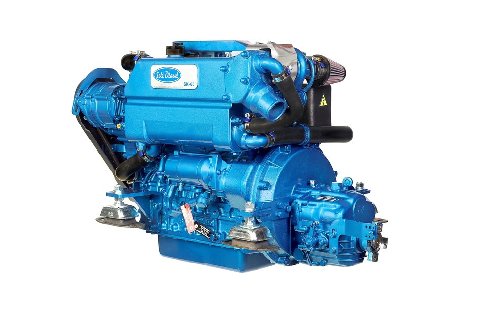 Solé Scheepsmotor SK-60 met Technodrive keerkoppeling TMC260 R=2:1